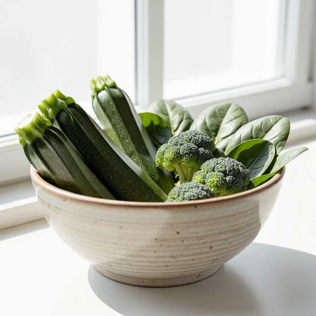 Vegetales frescos para nutrición